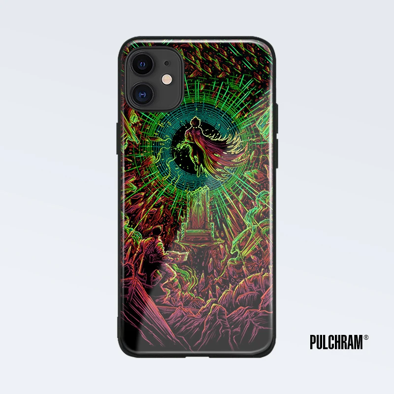 Стеклянный чехол Akira для iPhone 6, 6s, 7, 8, x, xr, xs, 11 pro max, Samsung S, note 8, 9, 10, 20 Plus