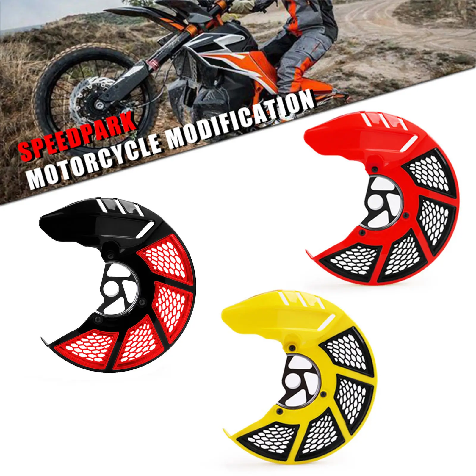 

Front Brake Disc Rotor Guard Cover Protector Replacement For HONDA CR125R CR250R