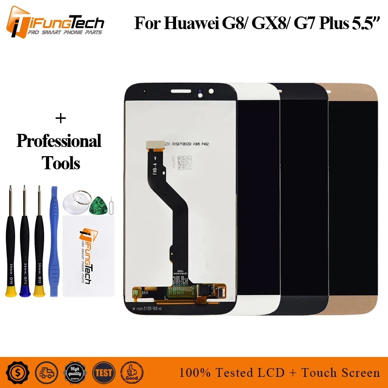 1080x1920 IPS 5.5'' Display For HUAWEI G8 LCD Touch Screen Digitizer Assembly GX8 RIO-L01 Huawei Ascend Lcd + Frame - купить по