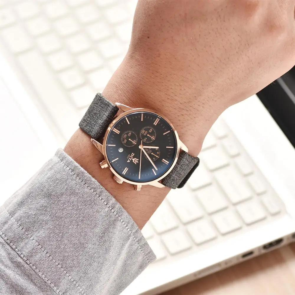 BEAFIRY Nylon Watch Band 18mm 20mm 22mm 24mm Quick release Canvas Watch Straps Watchbands Sports fit huawei samsung black blue