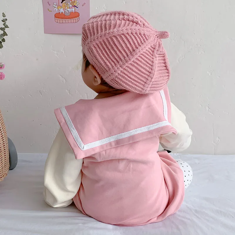 

Preppy Style Spring Autumn Infant Baby Rompers Baby Boys Girls Long Sleeve Clothes Rompers Baby Boys Girls Rompers