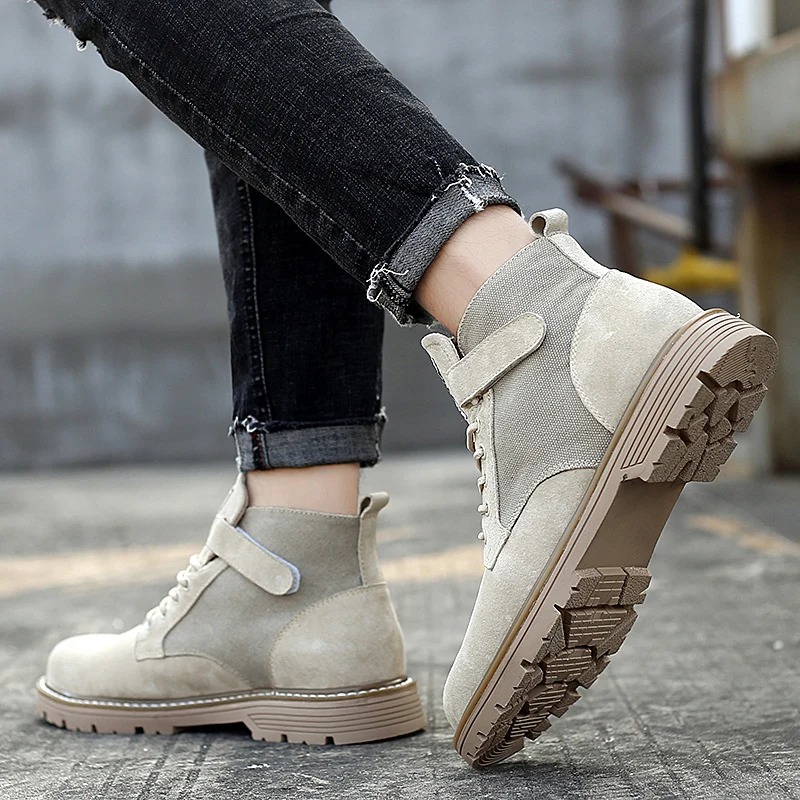 

Casual Sneaker Hightop Shoes Shoe Man Men Boots Outdoor Footwear Men's Wear Leather Mens Hot Sale 2020