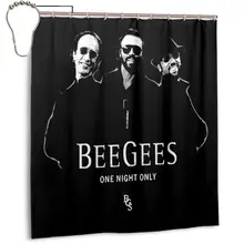 Bee Gees One Pop Music Group Legend Robin Gibb мужская белая занавеска для душа