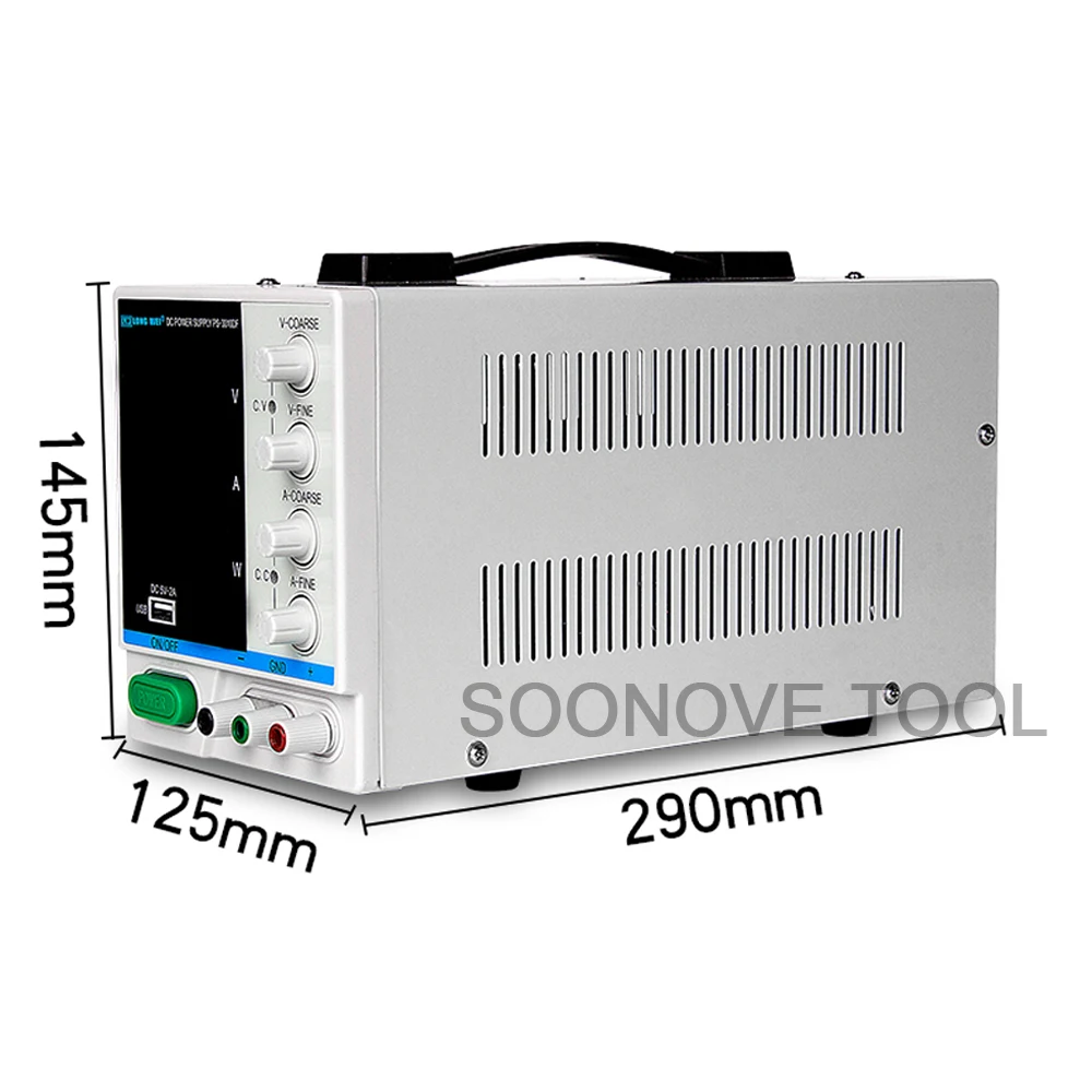 PS-6405DF 60V 5A High-Precision DC Regulated Power Supply Adjustable 4 LED Digital Switch Laboratory Test Linear | Обустройство дома
