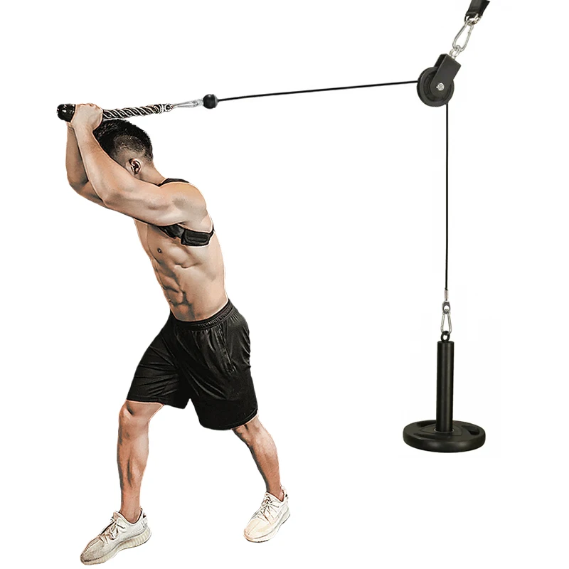 1 4 M-5M тренажерный зал Фитнес кабель вилоровый висячий Heavy Duty Сталь машина Системы