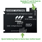 Комплекты ЖК-экранов V3.1 для SEGA, для Game Gear, дисплей с подсветкой, выход VGA, мод с регулируемой яркостью, экран, материнская плата для GG
