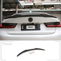 new real carbon fiber car rear trunk spoiler wing lid big exterior decoration accessories for bmw 3 series g20 g28 2019 2020