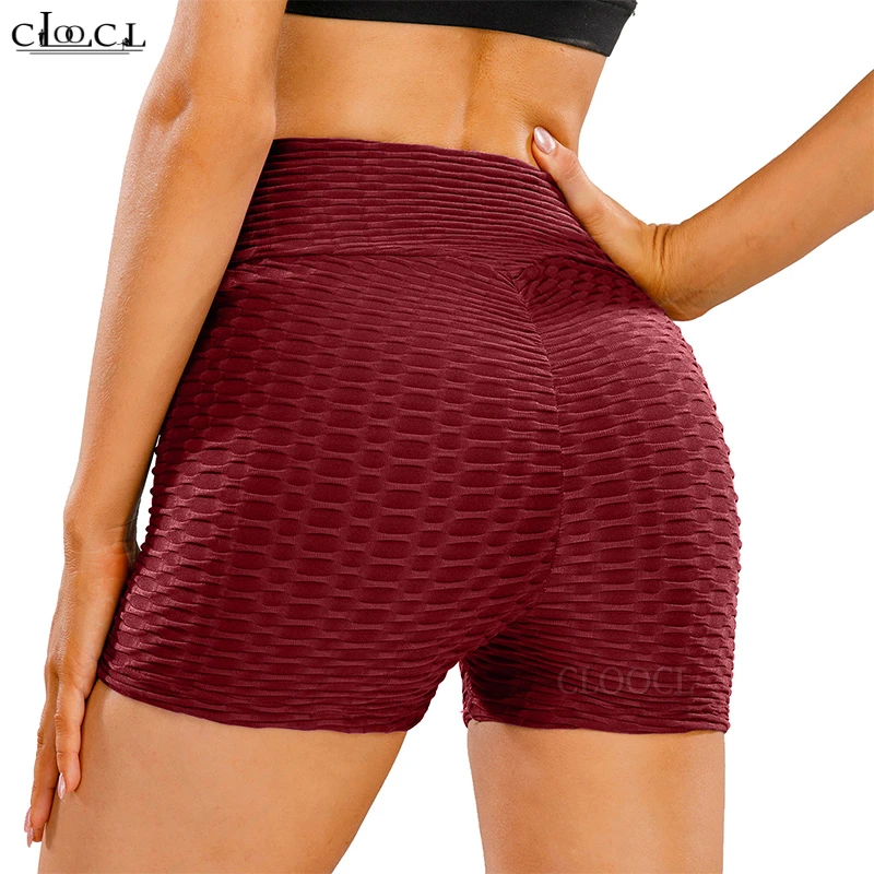 

CLOOCL Women Sport Shorts Yoga Scrunch Gym Fitness Leggings Push Up Butt Yoga Running Sports Hot Pants Drop Shipping