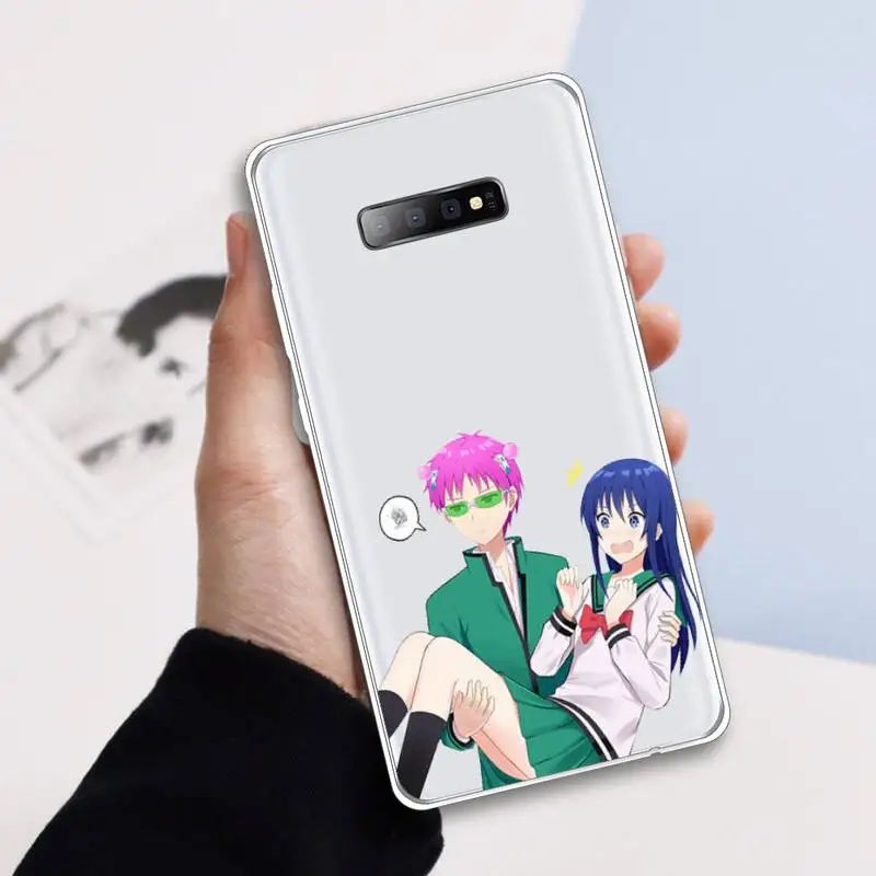 

Saiki Kusuo Japan anime coque cover funda Phone Case Transparent For Samsung Galaxy S A 5 7 8 9 2015 20 edge plus 10 e lite 2019