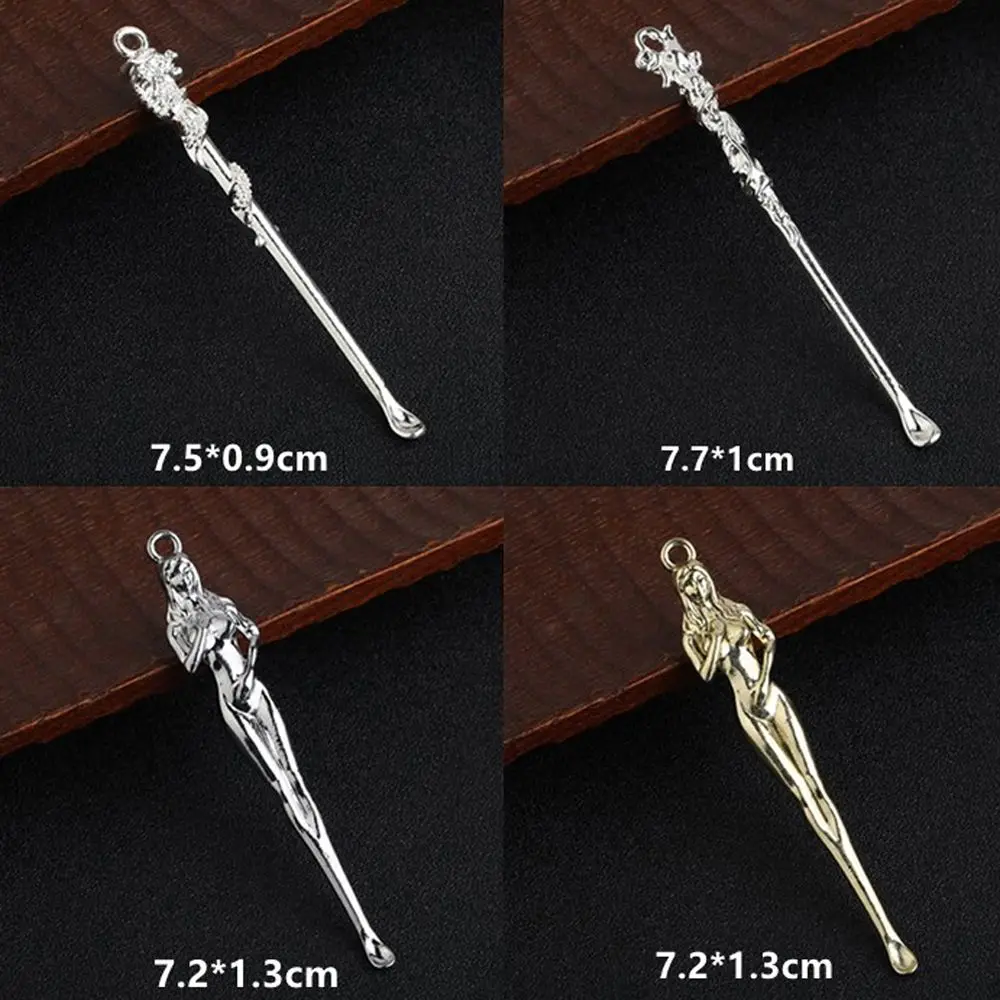 5 шт./компл. ложка для удаления ушного воска в стиле ретро|Ватные палочки| |