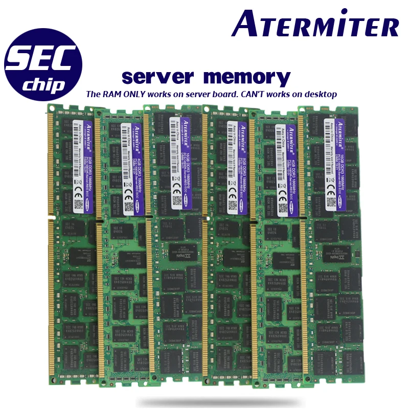 Atermiter X79 комплект материнской платы с LGA2011 комбо Xeon E5 2689 процессор 2 шт x 4 ГБ = 8 Гб памяти DDR3 ram 1600 МГц PC3 12800R PCI-E