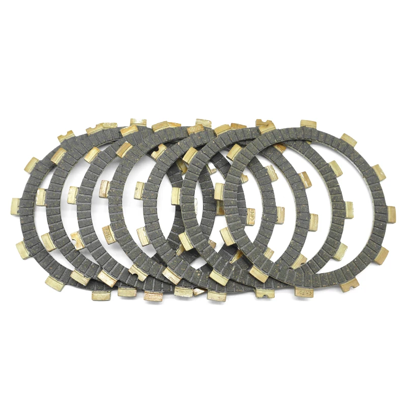 

For SUZUKI RM125 81-85 PE175 Enduro RS175 GS250T GSX250 80-82 LT250 S Quadsport 250 89-90 Clutch Friction Plate Kit 7 Pcs Disc