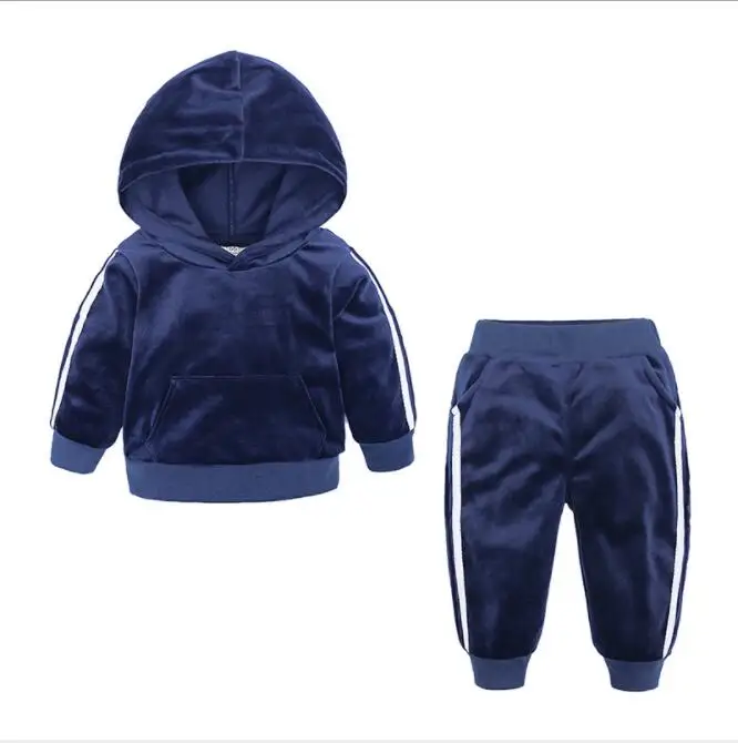 Новинка детский зимний хлопковый комплект одежды повседневный из куртки и брюк с