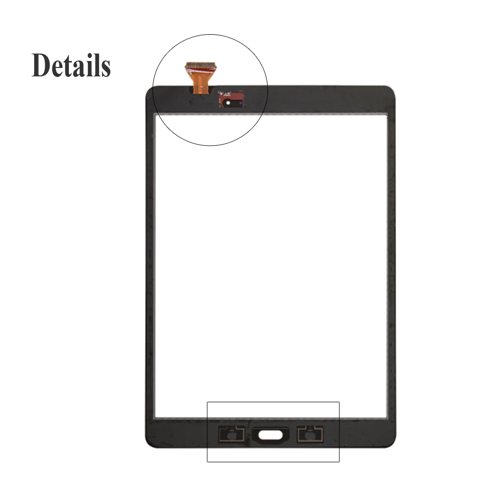 weida lcd 9 7 touch screen for samsung galaxy tab a 9 7 sm t550 t550 t551 t555 touch screen digitizer free tool free global shipping