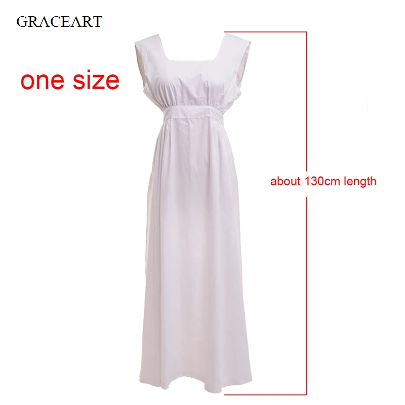 Белый фартук платье традиционная викторианская Горничная Косплей Костюм