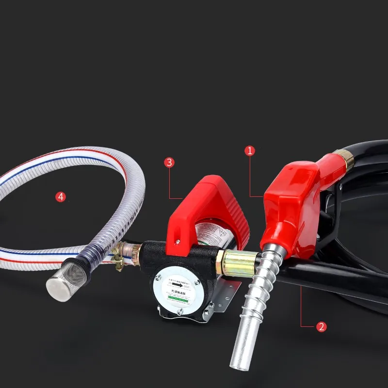 

Mini DC 12V/24V 380W 65L/MIN Electric Automatic Transmission Oil Pump Diesel Fuel Water Transfer Oil Suction Pump
