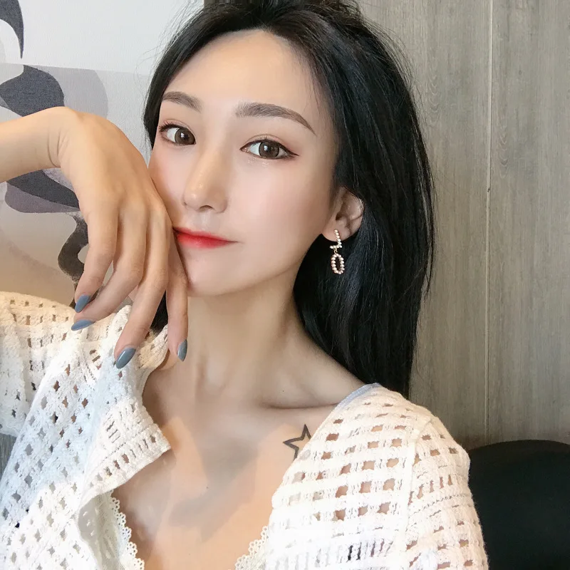 Новые креативные серьги любовь темпераментные Модные женские с маленькими