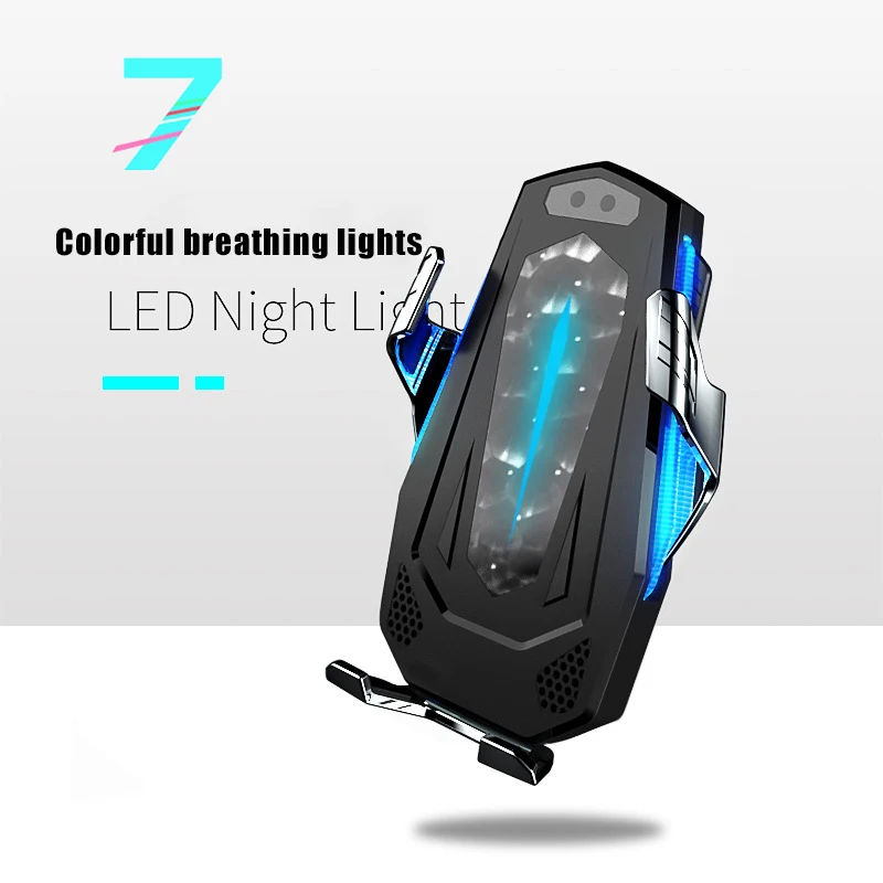 

360 Degree Rotating Car Mobile Phone Wireless Charger Bracket Holder Fast Charging