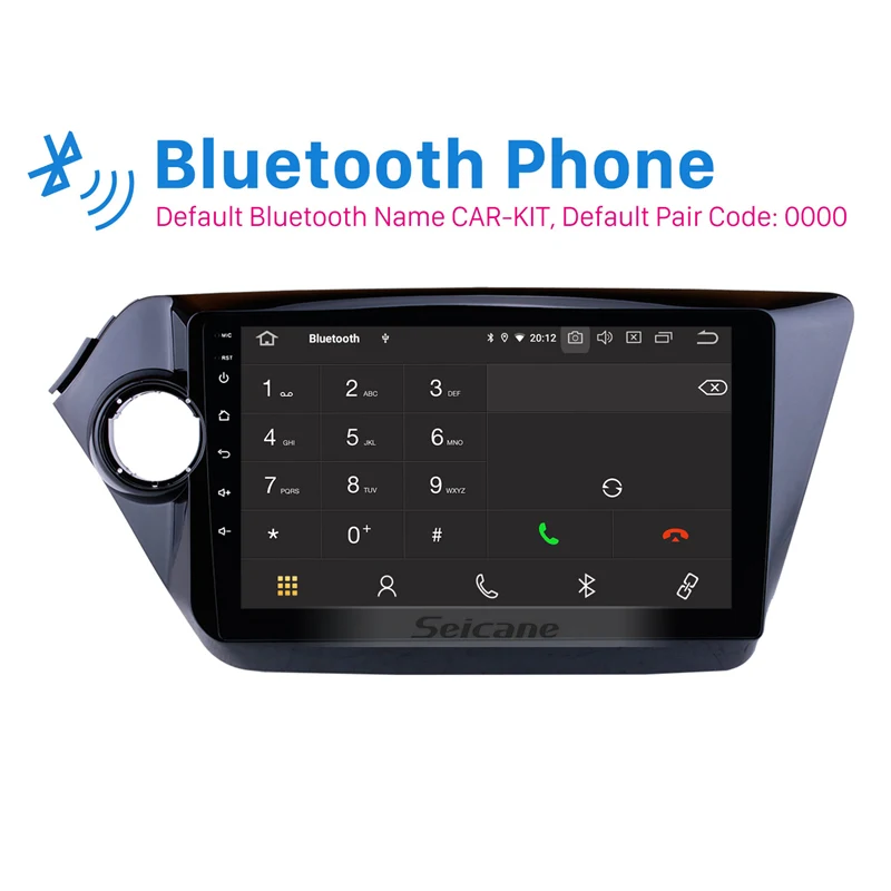 Seicane Автомобильный GPS мультимедийный плеер для KIA K2 RIO 2012 2013 2014 2015 радио 9 &quotAndroid9.0