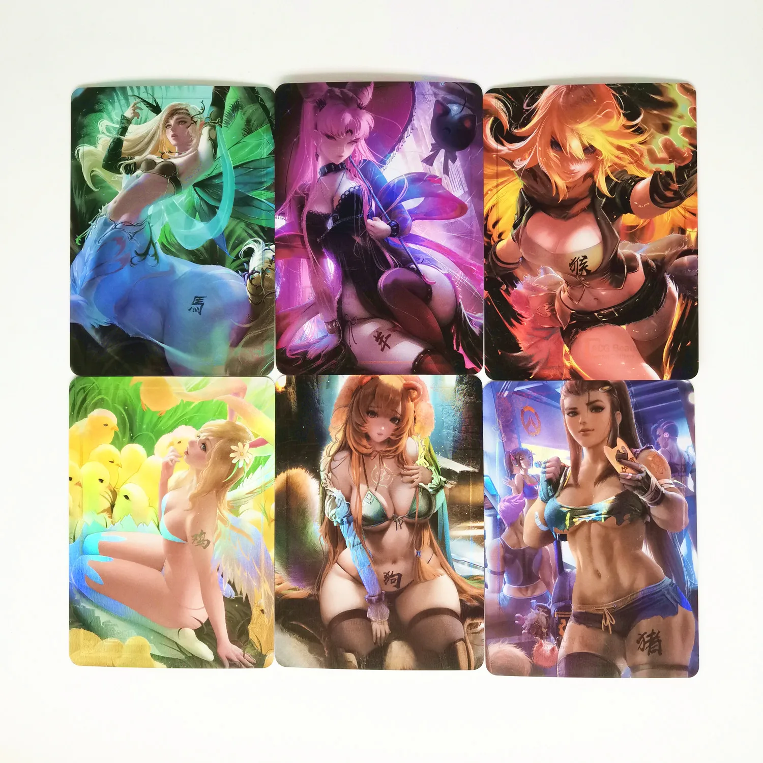 

48pcs/set Kamado Nezuko KDA DVA Toys Hobbies Hobby Collectibles Game Collection Anime Cards