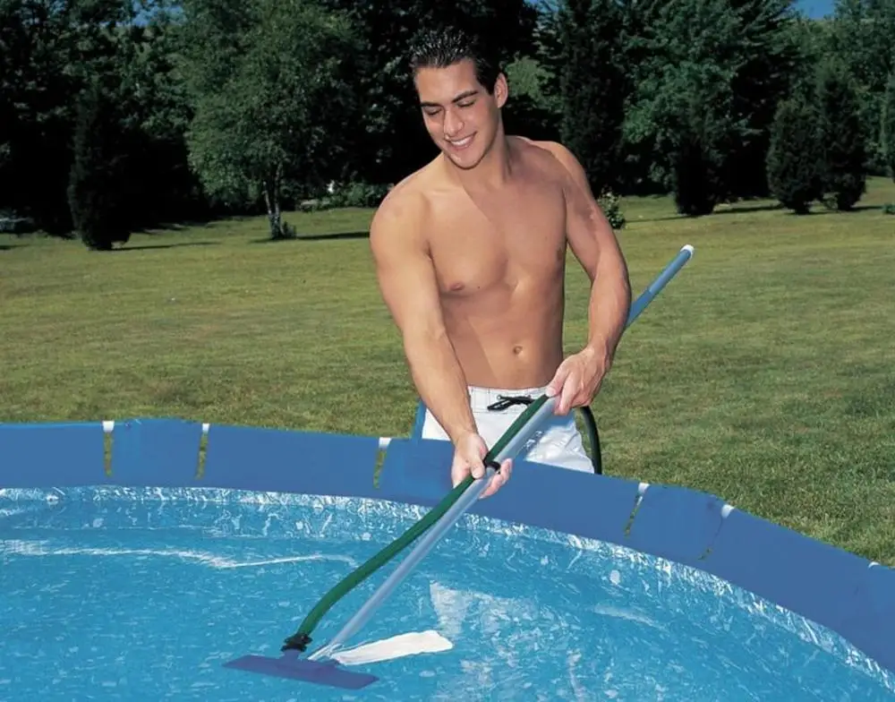 Набор для ухода за бассейном 80 дюймов ручной пылесос скиммер 58013|pool cleaning|swimming pool
