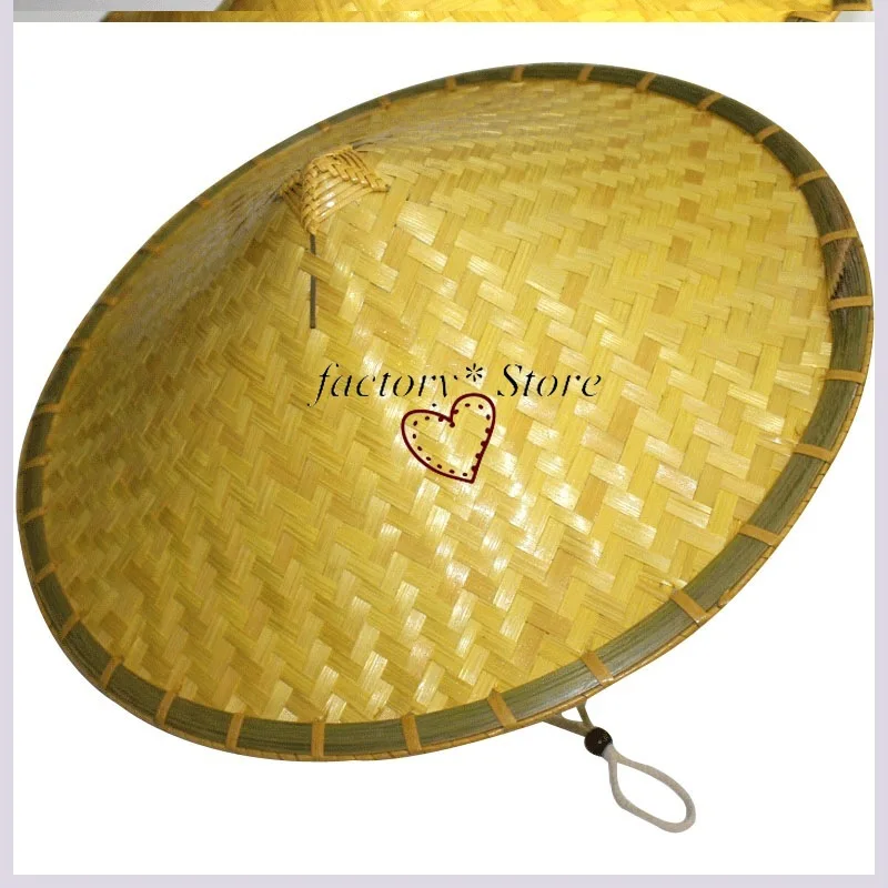 Бамбуковая соломенная шляпа для фермера декоративная выступлений рыболовная