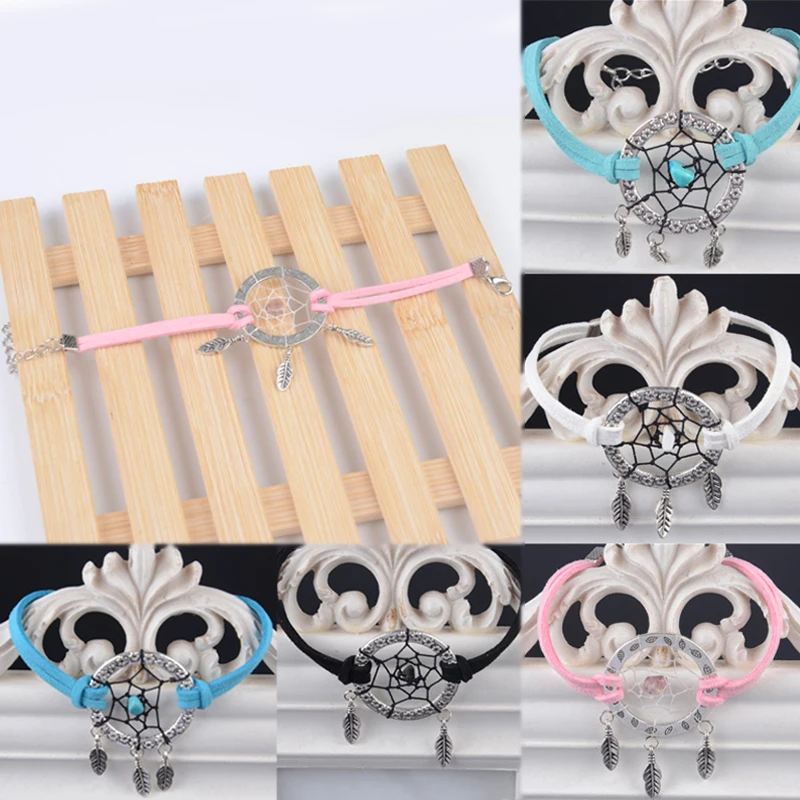 Модный браслет Ловец снов 1 шт. изящный регулируемый ручной работы красивый