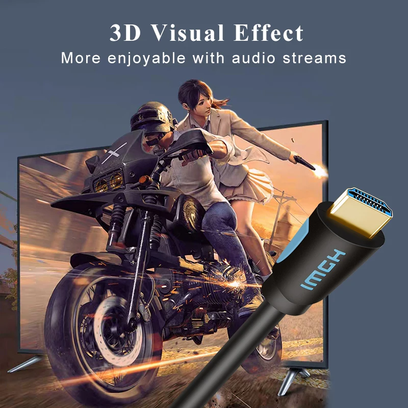 4K HDMI кабель V2.0 провод для Xbox PS5 PS4 Nintendo ноутбуки 60 Гц 8K сплиттер цифровой шнур 3 м 5 8