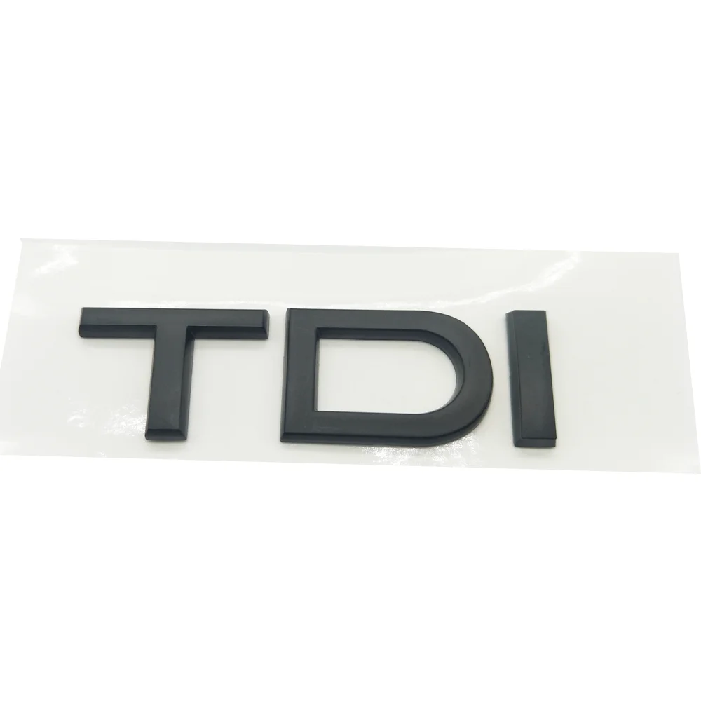 

Best Car Styling 3D ABS Matte Black TDI Trunk Rear Boot LETTERING Badge Emblem Sticker FOR AUDI A4 S4 A5 S5 A6 C6 A7