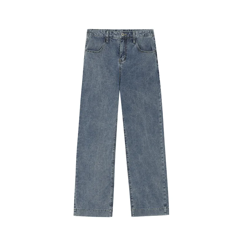 

MTL | jeans men's loose straight Korean leisure wide leg versatile simple pants