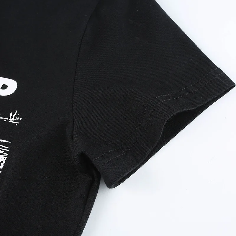 

Summer Trendy Women's T-shirt Short Sleeve Round Neck Lettering Printed Leisure Crop Tops for Female