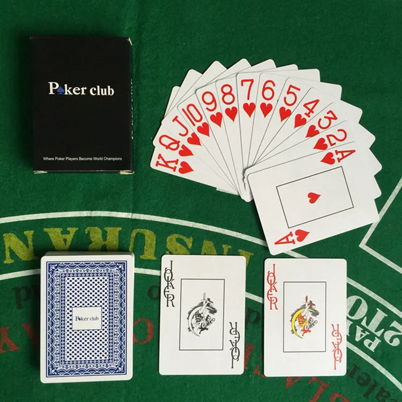 10Blue K8356 гладкие водонепроницаемые 10 компл./лот Baccarat Texas Hold'em пластиковые игральные карты ПВХ покер клуб карты; настольные игры 2,48*3,46 дюймов - Цвет: 10Blue