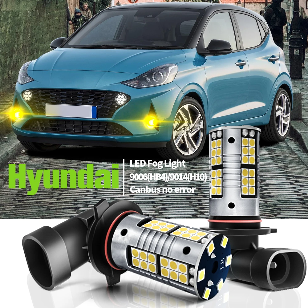 2 светодиодный т. светодиодные лампы для Hyundai Accent i10 i30 Sonata Solaris 9006 2017 2018 2019 |