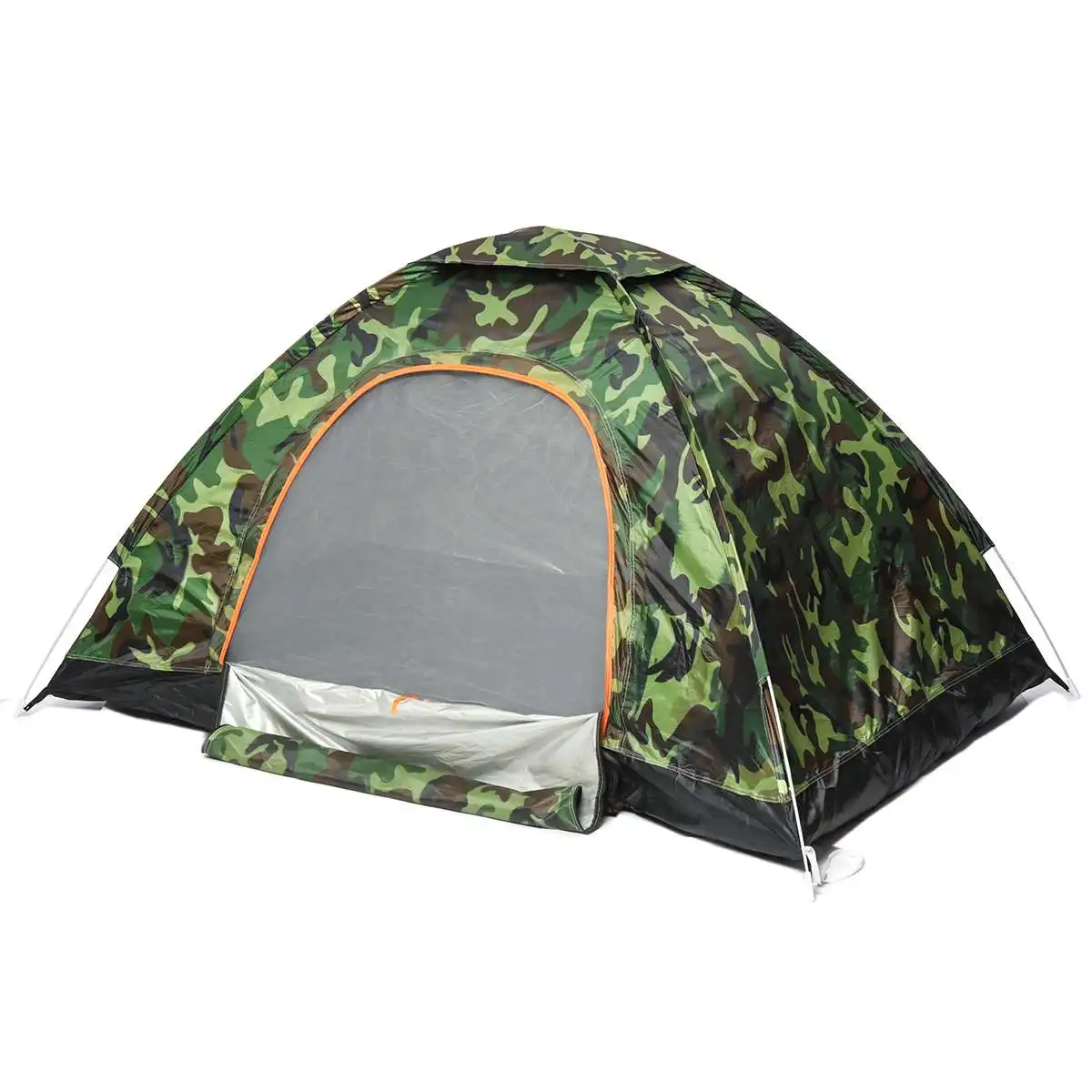 

PU Waterproof Windproof Outdoor 200*140*110cm Oxford cloth coating Sunshade Canopy Single Layer Camouflage Camping Hiking Tent