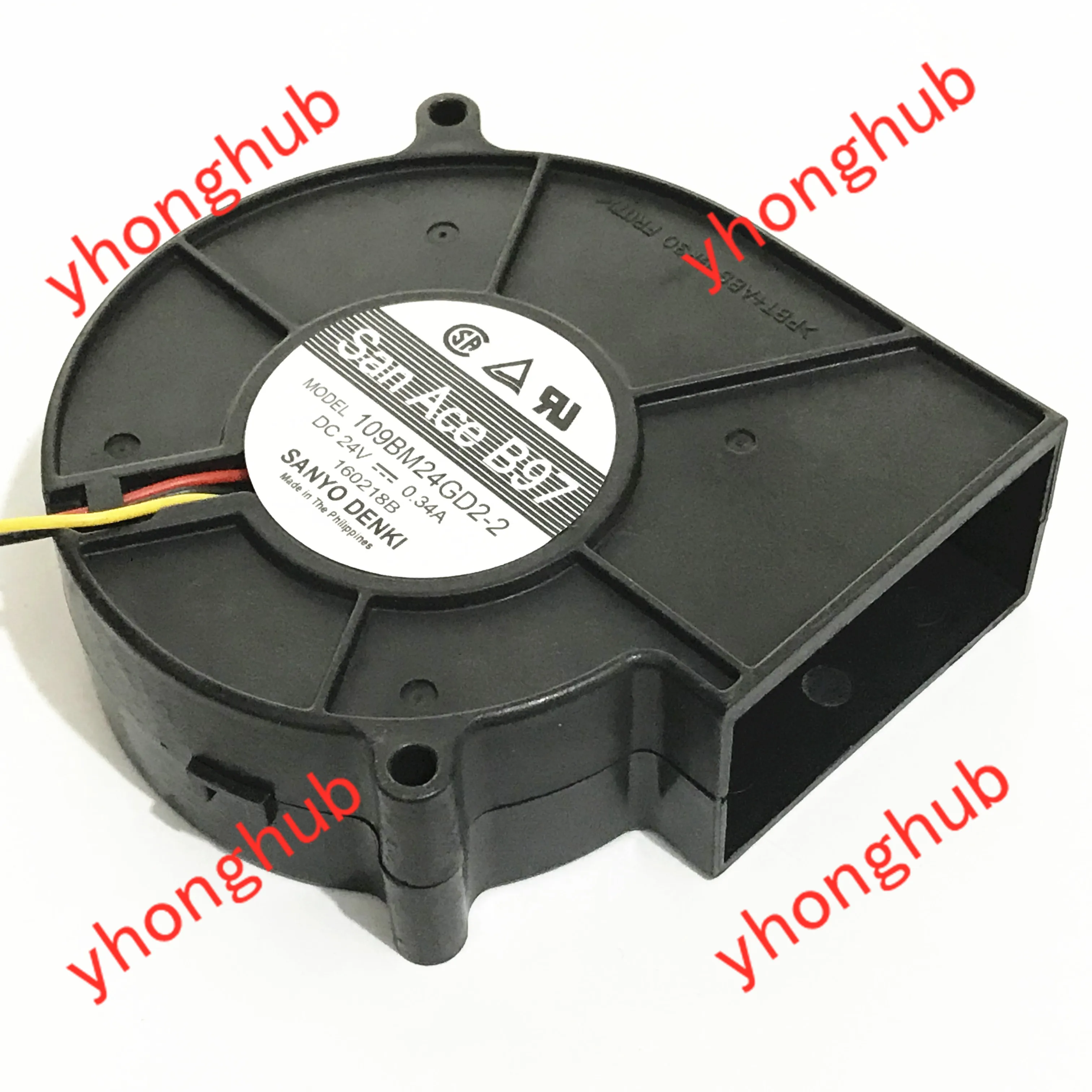 Sanyo Denki 109BM24GD2-2 DC 24V 0.34A 97x97x33mm 3-проводной Вентилятор охлаждения сервера