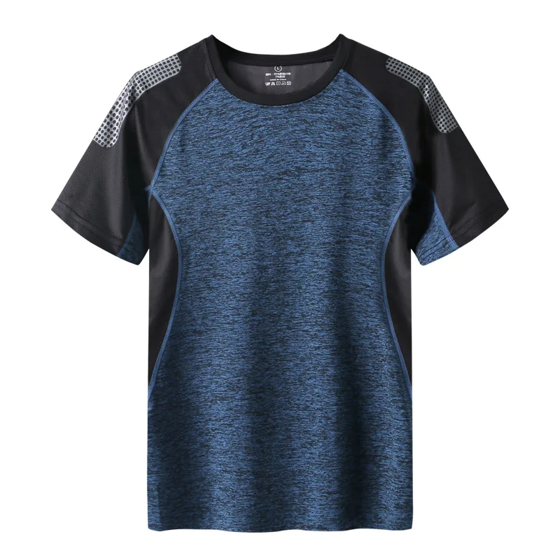 

Quick Dry Sport T Shirt Men 2021 Short Sleeves Summer Casual Cotton Plus Asian Size Top Tees GYM Tshirt Clothes