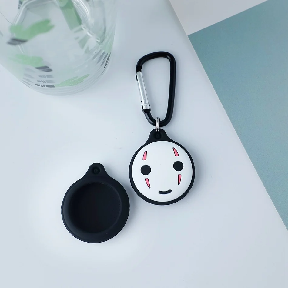 

2Pcs cartoon For AirTag Protective Case funny animal silicone Anti-lost Case for Air Tags Locator Tracker Protection Cover