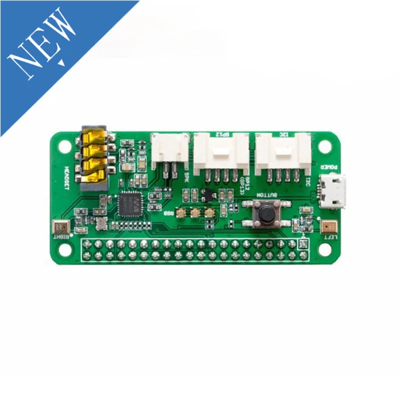 Материнская плата Raspberry Pi Zero WH двухмикрофонный модуль с голосовым