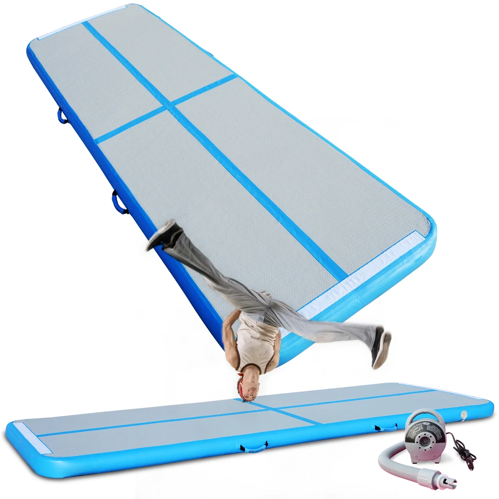 

4*1*0.1m Inflatable Airtrack With Pump Gymnastics Mat For Training Home Use Air Track Floor For Kids Tumbling Track Air Mattress
