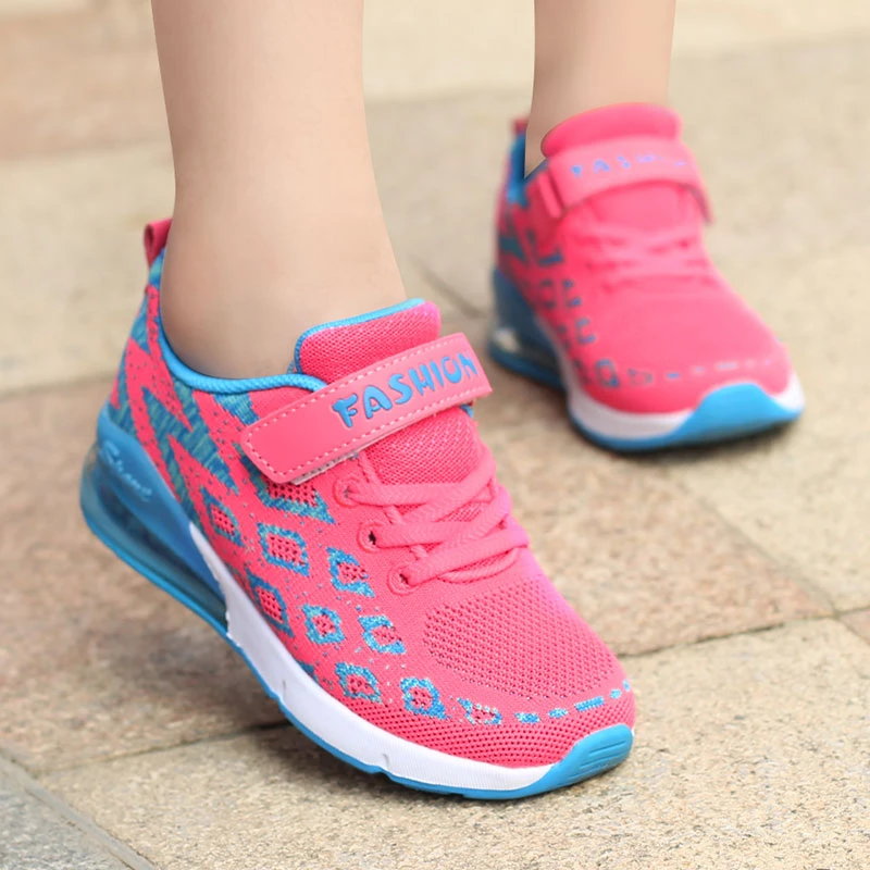 Brand Kids Sneakers Breathable Girls Running Shoes New Style Children's Shoes Air Cushion Basket Enfant Boys Sport Shoes