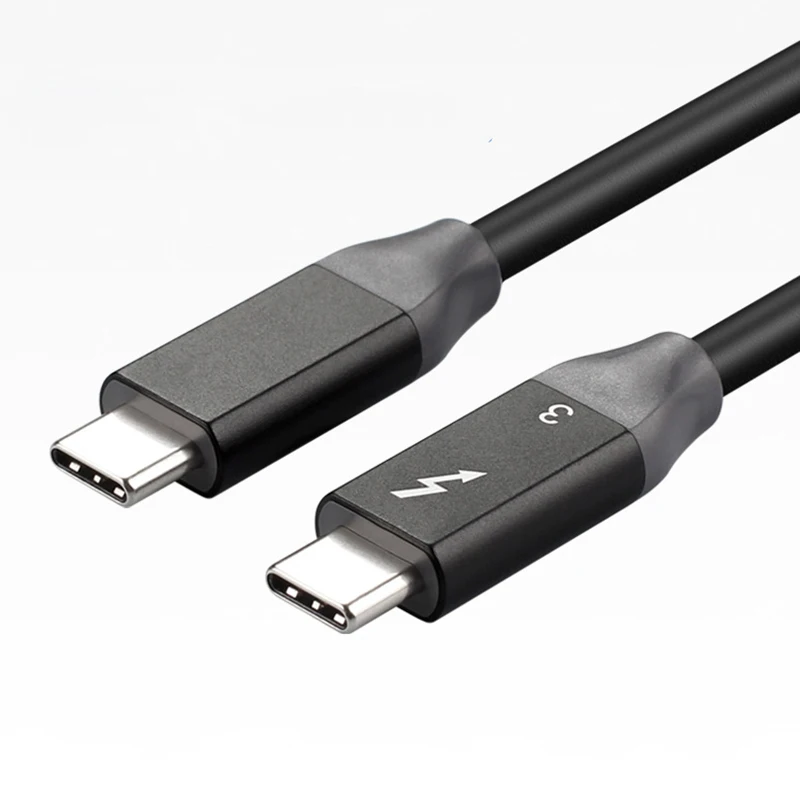 

qywo Thunderbolt 3 Cable 40Gbps 100W 5A/20V Support 4K 60HZ Display USB Type C 1ft 2ft 3ft 4ft