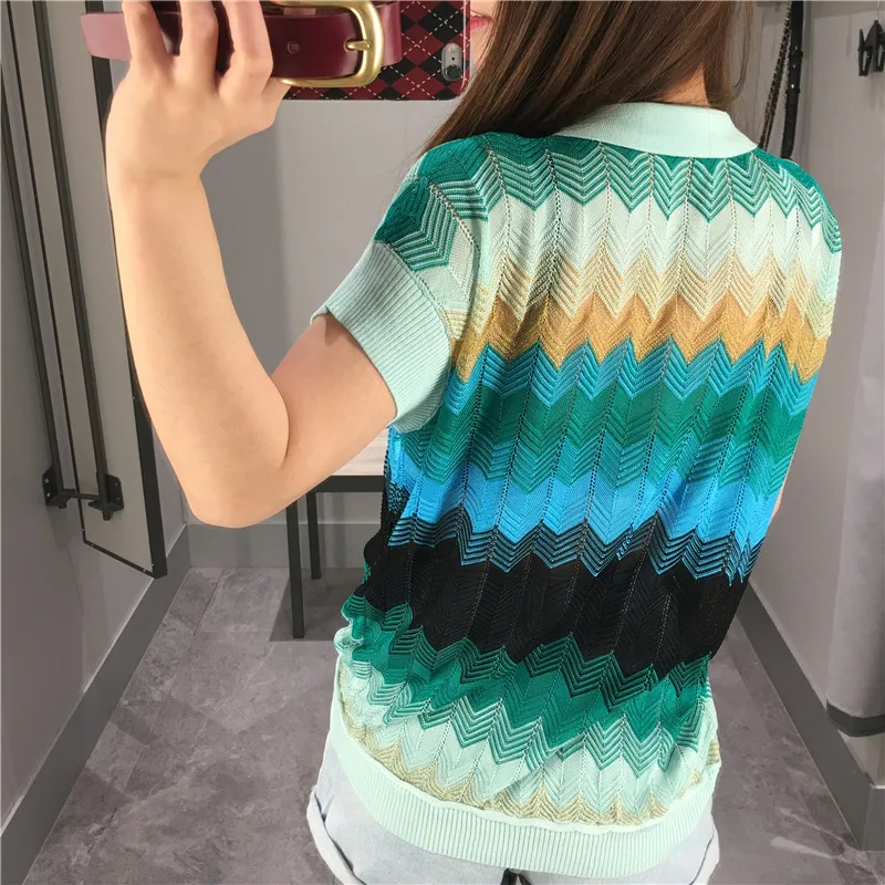 Женская тонкая трикотажная футболка наивысшего качества 2019 модные летние топы