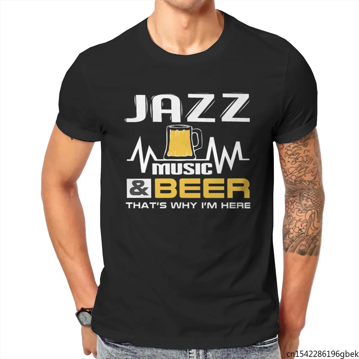 

Jazz Music And Beer Men's T-Shirt