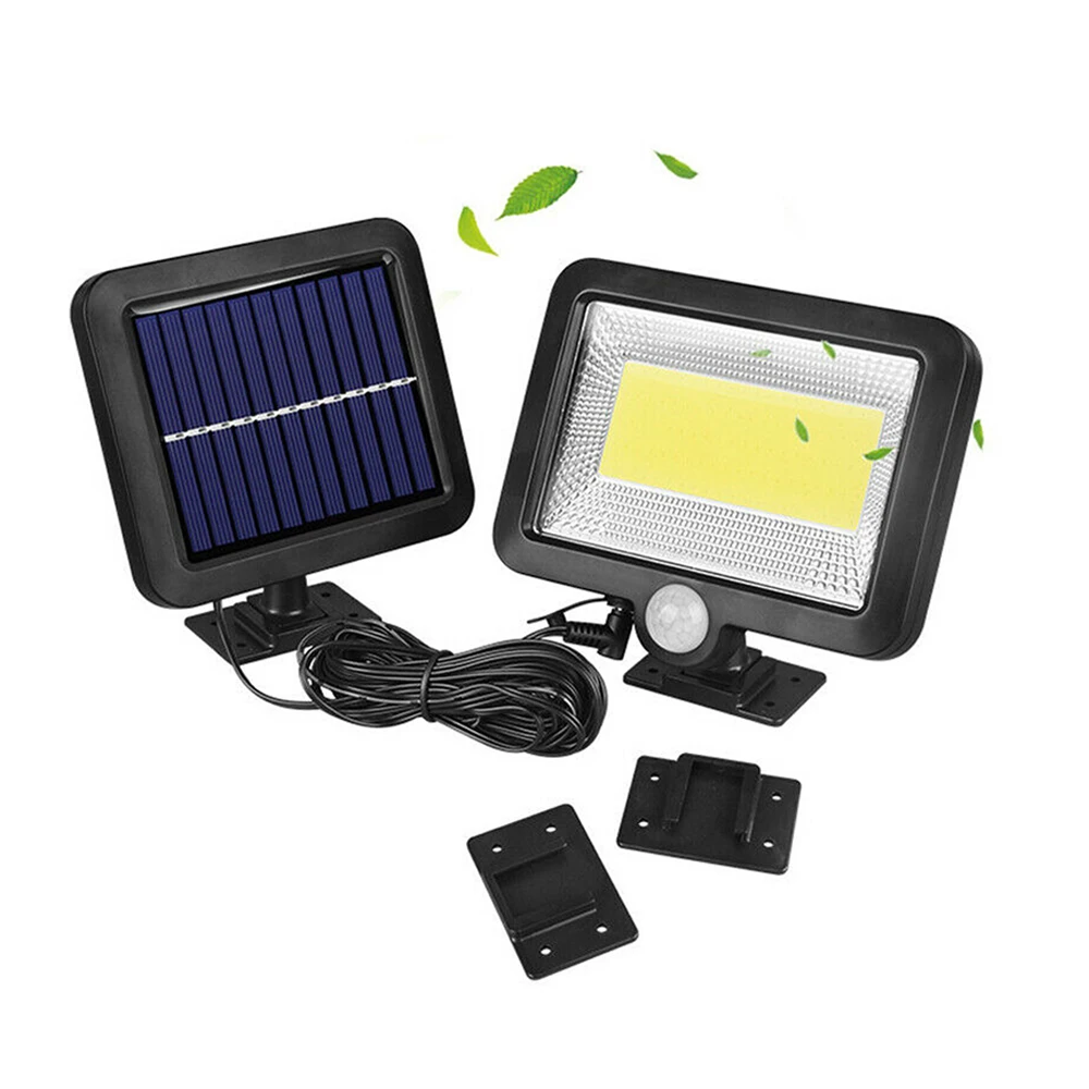 

100 Led 50woutdoor Solar Power Motion Sensor Garden Floodlight Pir Security Wall Light