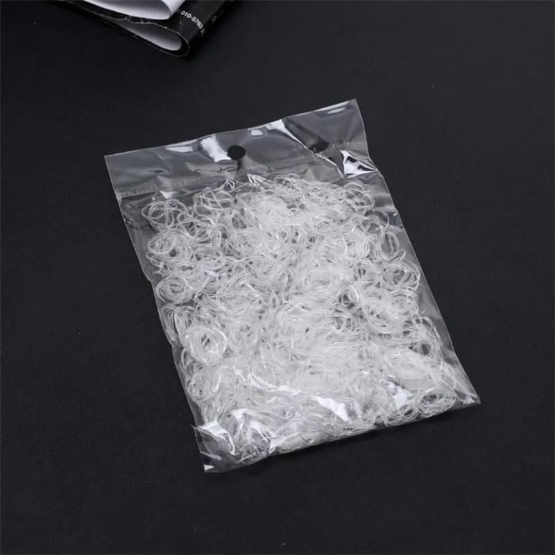 Резинка для волос силиконовая девочек 200/1000 шт./упаковка | Аксессуары одежды