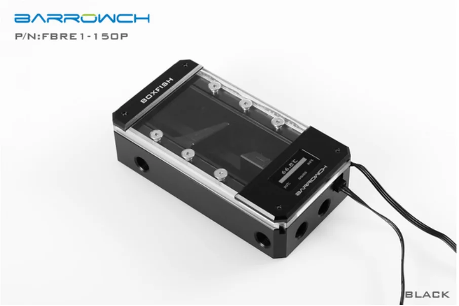 Black Barrowch FBRE1-P, BoxFish резервуары, LRC 2,0, POM место Смарт цифровые резервуары, температура в реальном времени - Цвет лезвия: Black