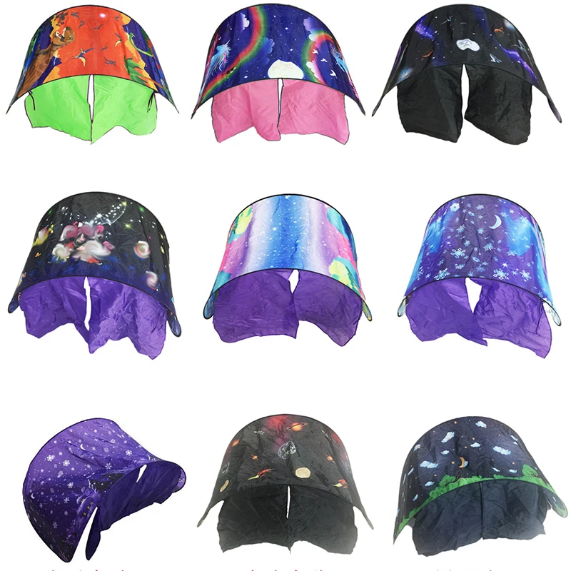 

CN Children's Starry Dream Tent Children's Bed Folding Light-blocking Tent Bed Mosquito Net bed canopy Indoor dream Decoration