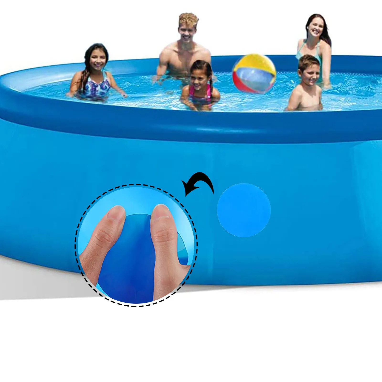 

Самоклеящиеся ремонтные пластыри из ПВХ для надувного бассейна, плавательный круг, ремонтная лента для водяных игр, легкий в ремонте инстру...