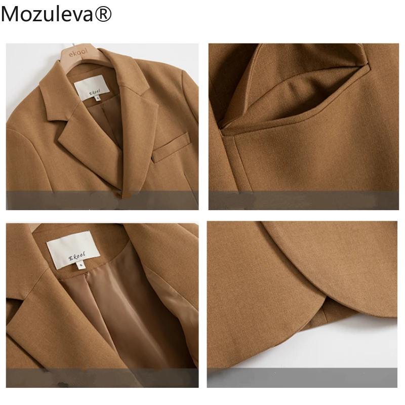 Mozuleva Свободная верхняя одежда пиджак Сезон весна-осень Женская короткая куртка