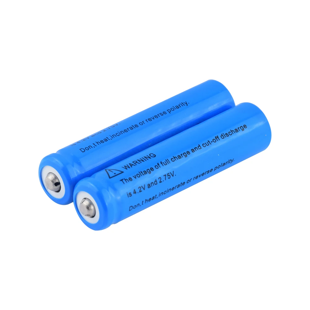 2/4/8 шт 3 7 V 10440 600mAh литий ионные аккумуляторы аккумуляторные батареи для фонарь